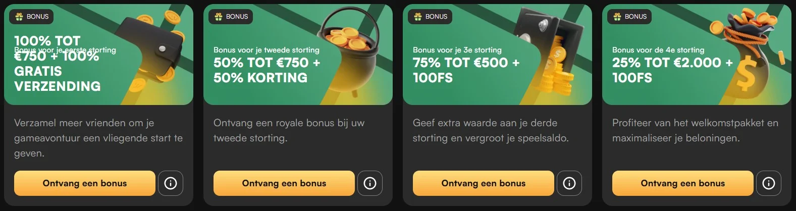 NewLucky Casino Bonussen 