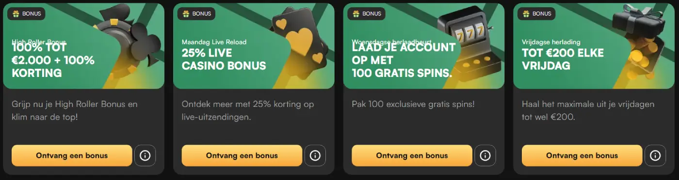 NewLucky Casino Doorlopende promoties